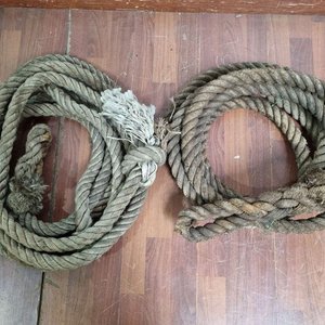 Dos Tramos de Cuerda Rústica de Uso Náutico o Decorativo - imagen 2