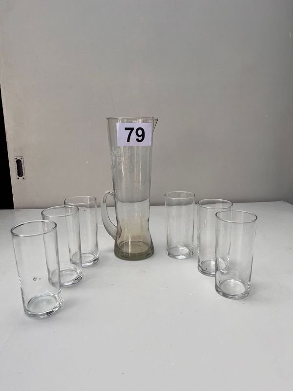 Lote anterior: JARRA VIDRIO CON 6 VASOS