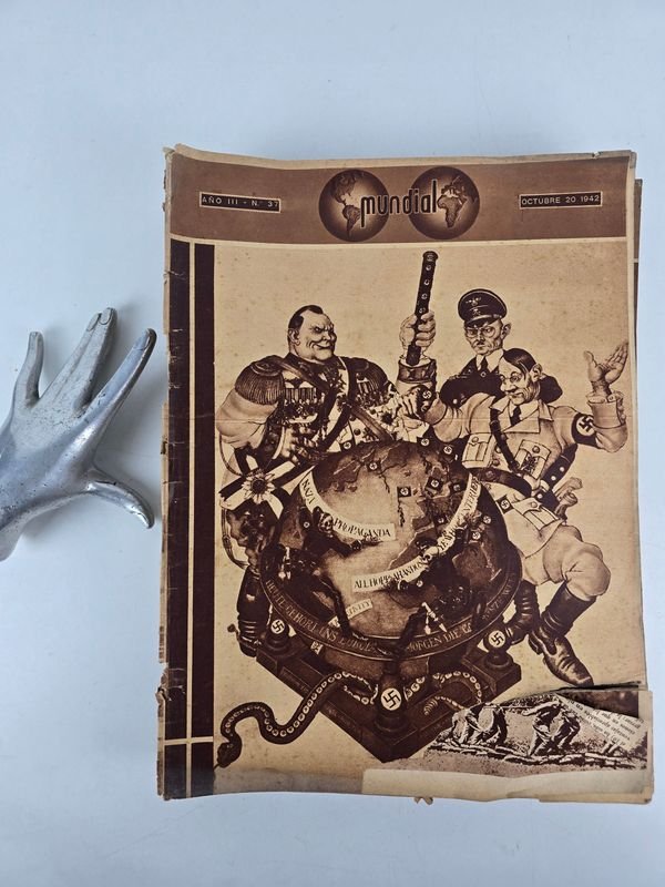 Lote de Revistas "Mundial" - Año Tercero, Octubre 1942