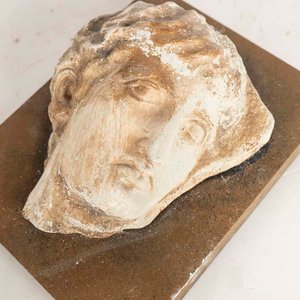Busto Escultura Alejandro Magno - 8x10 cm - imagen 2