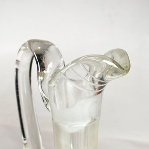 Jarra de Cristal Tallado al Ácido con Asa Curva - imagen 4