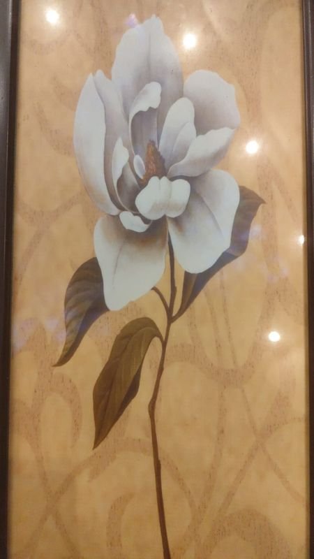 Cuadro decorativo floral enmarcado - imagen 2
