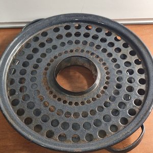 Horno Esmaltado Redondo con Tapa y Base Perforada - imagen 4