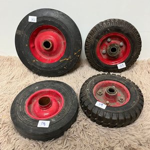 Lote siguiente: 4 Ruedas para Carretilla de Goma y Metal, Varias Medidas