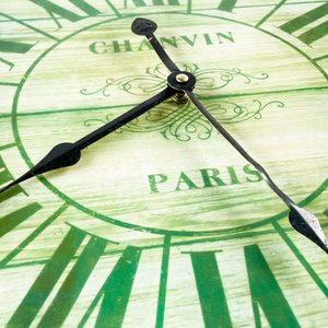Reloj de Pared Cuadrado de Vidrio con Diseño Rústico "Chauvin Paris" - imagen 3