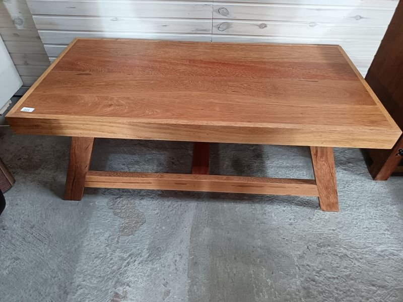 Mesa Ratona Madera Maciza Fundamento Rectangular