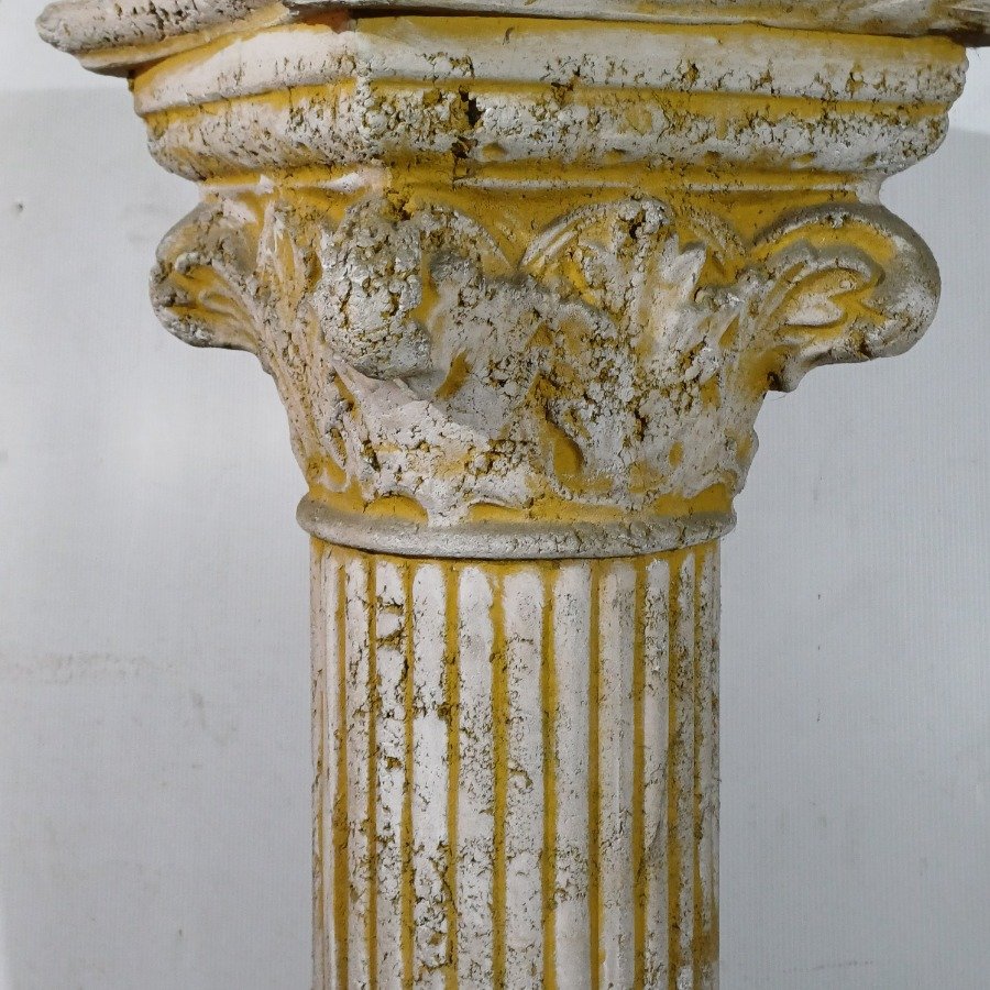 Columna griega de pedestal en concreto - imagen 3