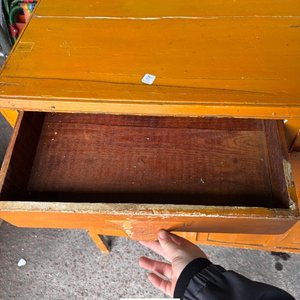 Mueble de Madera Vintage con Dos Cajones y Puertas - imagen 3