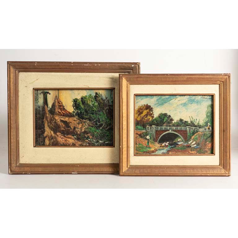 Pinturas Oleos de Juan E. Fretes: Paisaje