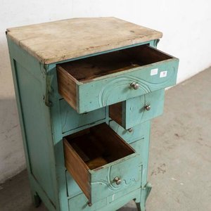 Cajonero Art Nouveau con 9 Cajones y Tapa de Mármol - imagen 3