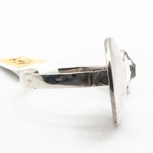 Anillo de Plata con Piedra Transparente - imagen 2