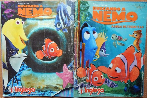 Álbum de Figuritas Buscando a Nemo Disney Pixar 2003 - 75 Figuritas