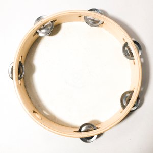 Pandero y Dos Bongós Pequeños de Madera - imagen 5
