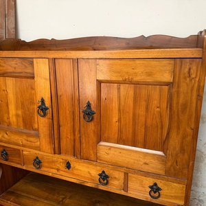 Alacena Antigua de Madera con Puertas y Cajones - imagen 3