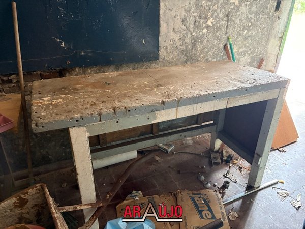 Mesa de Carpintero Antigua para Restaurar