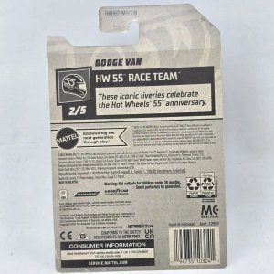 Hot Wheels Dodge Van HW 55 Race Team Coleccionable - imagen 3